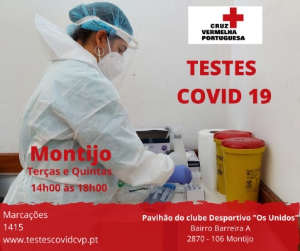 Testes COVID 19 - Montijo